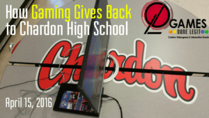 How Gaming Gives Back to Chardon High School