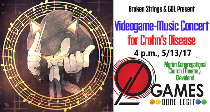 Broken Strings Videogame-Music Concert for Crohn's: Spring 2017 Recital