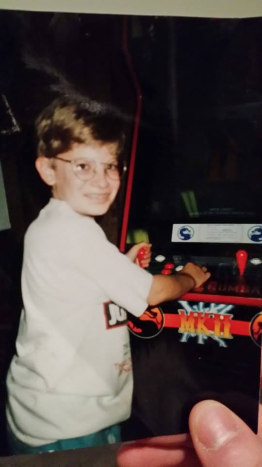 Chris Hatala kid at Mortal Kombat II Arcade