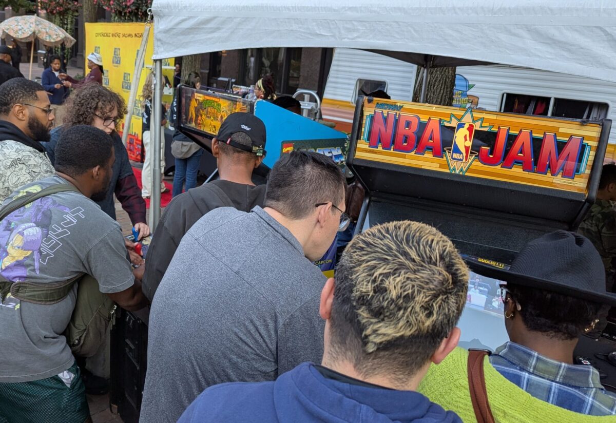NBA Jam real machine full size