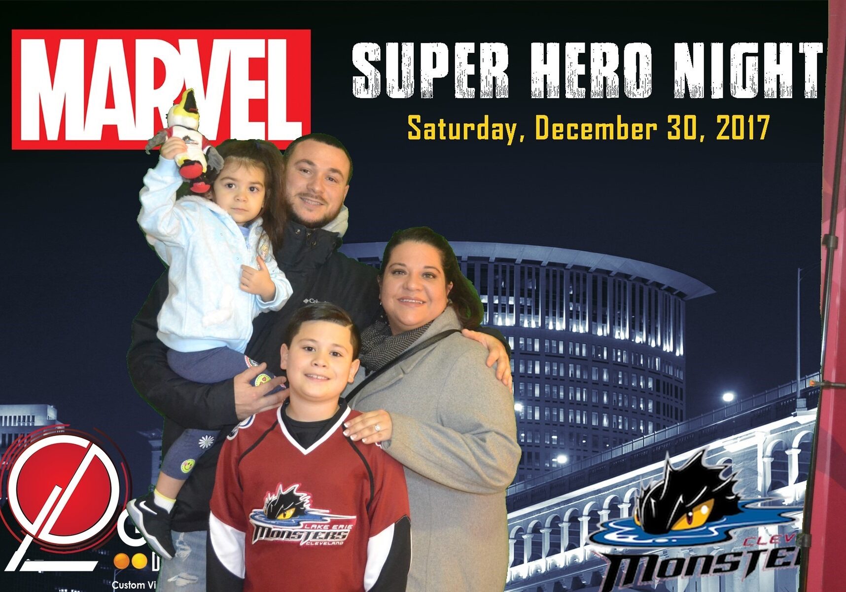 Green Screen Photobooth Zone - Cleveland Monsters Marvel Super Hero Event